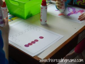 Letter I do-a-dot paint sheet