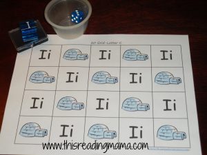 Numbers 1-20 Grid with Igloo