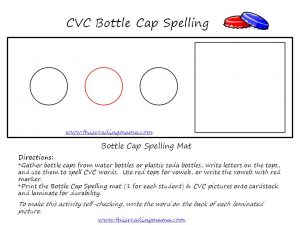 CVC Bottle Cap Spelling Review for BOB Books Set 1 {This Reading Mama} CVC Bottle Cap Spelling Review for BOB Books Set 1 {This Reading Mama}