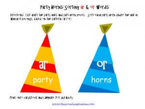 FREE Bossy R Word Sort | AR and OR {This Reading Mama} FREE Bossy R Word Sort | AR and OR {This Reading Mama}