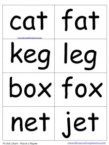 PocketChart-matcharhyme-words