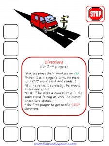 The Family Van Word Family Game {This Reading Mama} The Family Van Word Family Game {This Reading Mama}