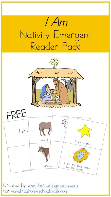 Free Nativity Emergent Reader Pack