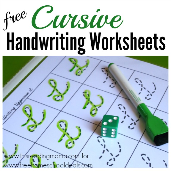 Cursive Writing Worksheets