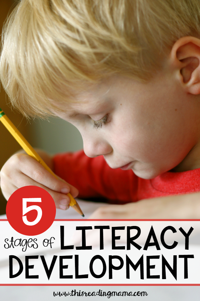 5 Stages of Literacy Development - This Reading Mama