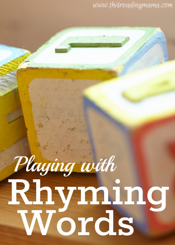 Playing with Rhyming Words | This Reading Mama