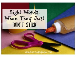 things to try when sight words dont stick #homeschool @thisreadingmom