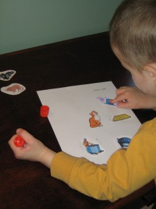 Cut and Paste Rhyming Activities