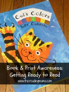 photo of Book and Print Awareness- Getting Ready to Read {This Reading Mama}