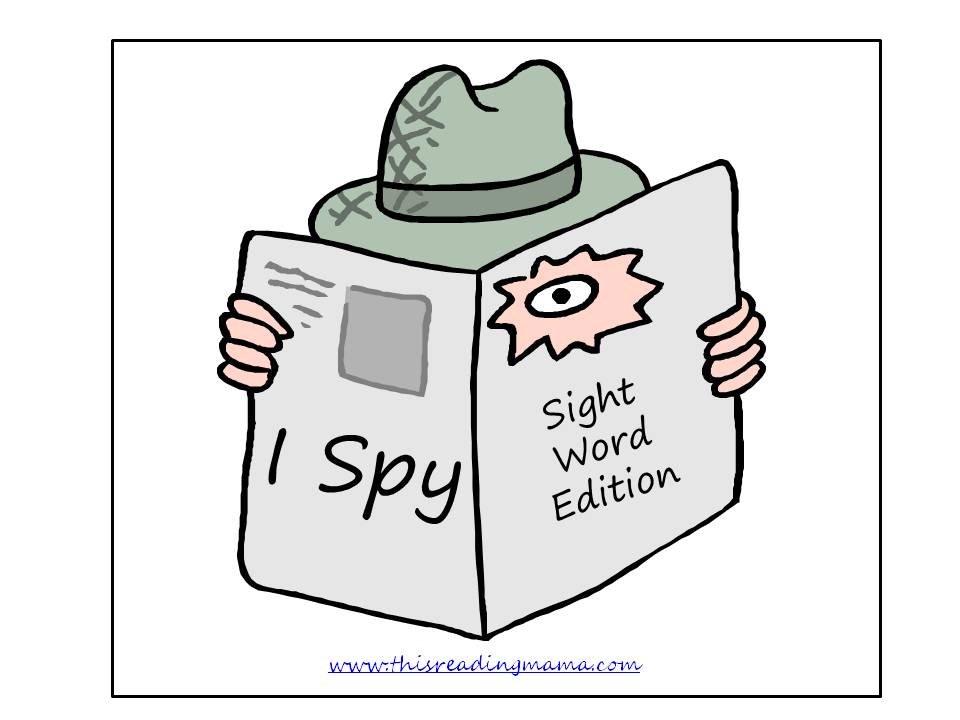 I Spy, sight word games