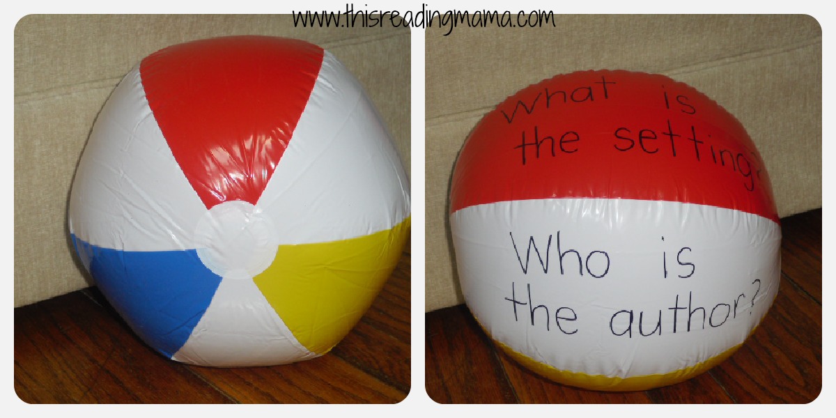 beach ball with story elements