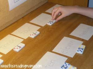 sorting domino sums