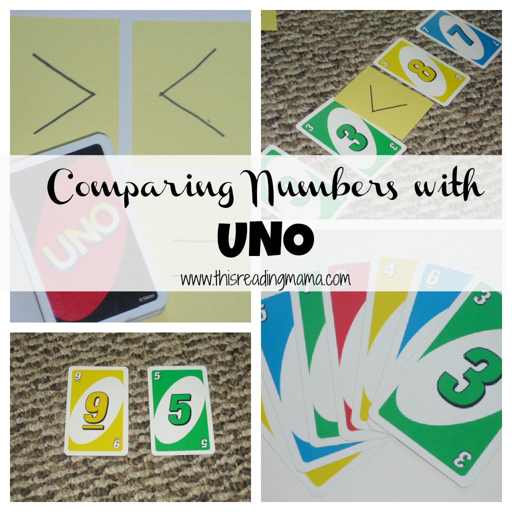 Comparing Numbers with Uno {This Reading Mama}