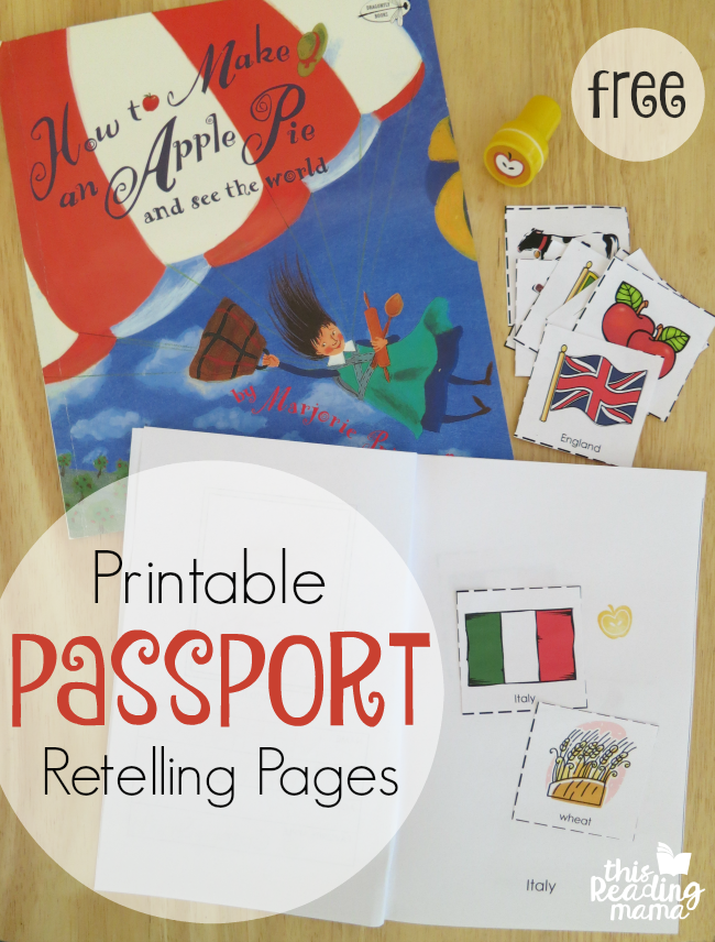 Passport Retelling Pages – How to Make an Apple Pie