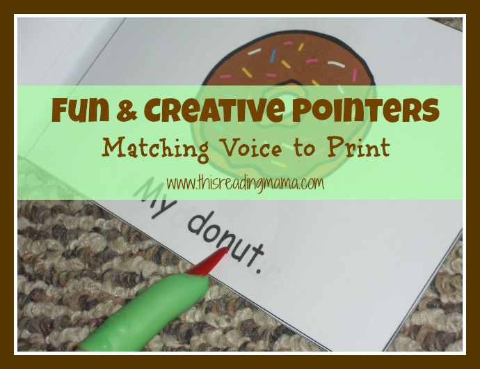 fun and creative pointer-matching voice to print