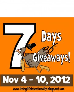 7 days of giveaways button