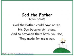 Photo of God the Father Christian Nursery Rhyme