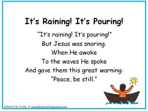 Photo of Its Raining Its Pouring Christian Nursery Rhyme