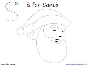Free Santa Tracing Page