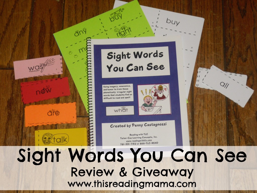photo of Sight Words You Can See-Review and Giveaway {This Reading Mama}