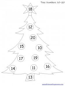 Tree Numbers 1-20