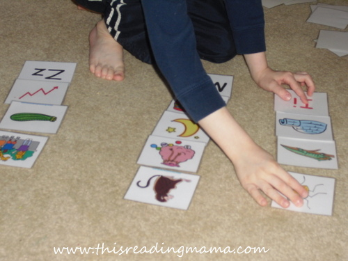 photo of Picture Sort with Z, M, and I {This Reading Mama}