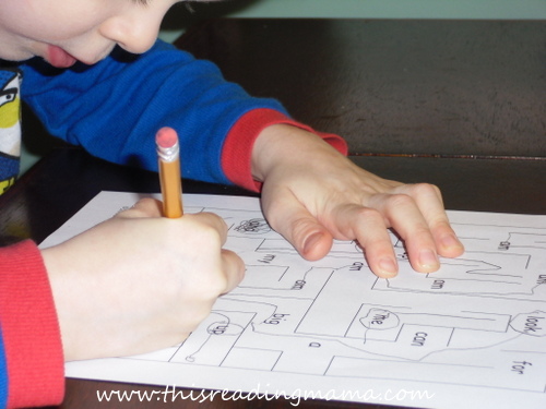 photo of Sight Word Maze for preschooler | This Reading Mama