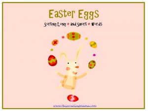 photo of Easter Eggs- A FREE Easter-Themed Sound and Picture Sort | This Reading Mama