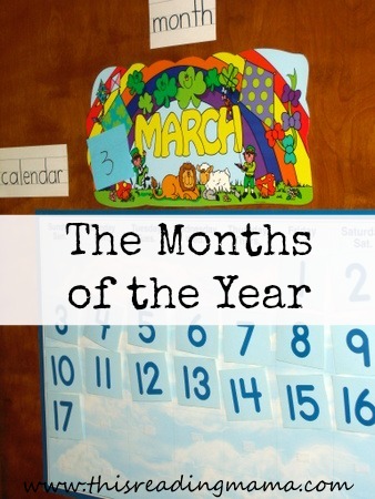 The Months of the Year-001