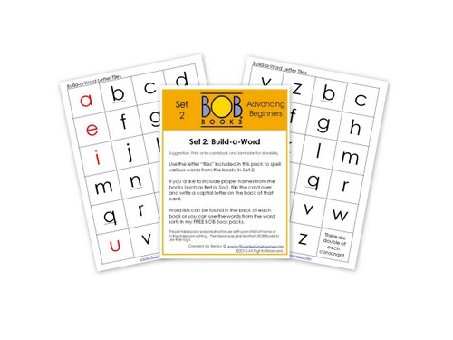 photo of FREE BOB Book Printables-Set 2 Build-A-Word Activity | This Reading Mama