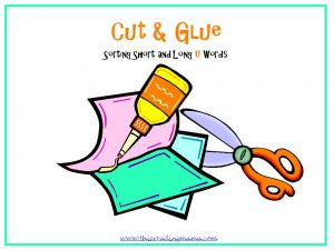 photo of Cut and Glue: Short and Long u Word Sort | This Reading Mama