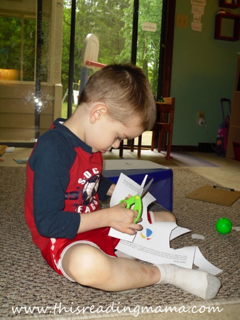 photo of Cut and Paste a Rhyme Activity | This Reading Mama