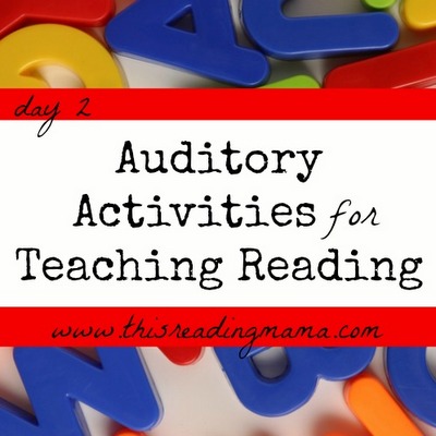 30+ Auditory Activities for Teaching Reading | This Reading Mama