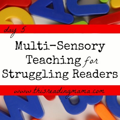 Multi-Sensory Teaching for Struggling Readers | This Reading Mama