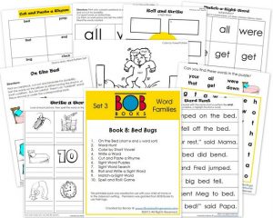 FREE Set 3 BOB Books Printables - This Reading Mama