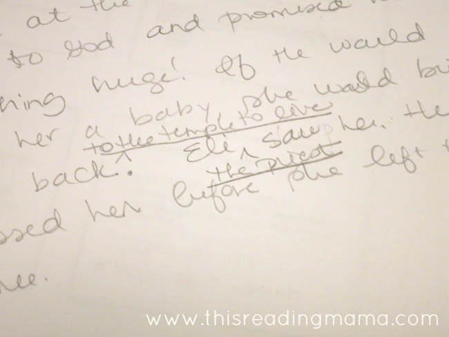 Modeling revision to young writers | This Reading Mama