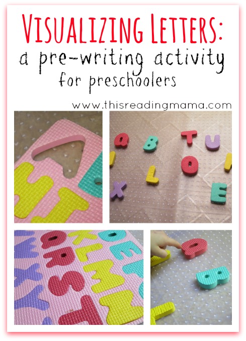 Visualizing Letters ~ A Pre-Writing Activity for Preschoolers | This Reading Mama