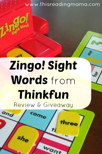 Zingo! Sight Words from Thinkfun {Review and Giveaway} | This Reading Mama