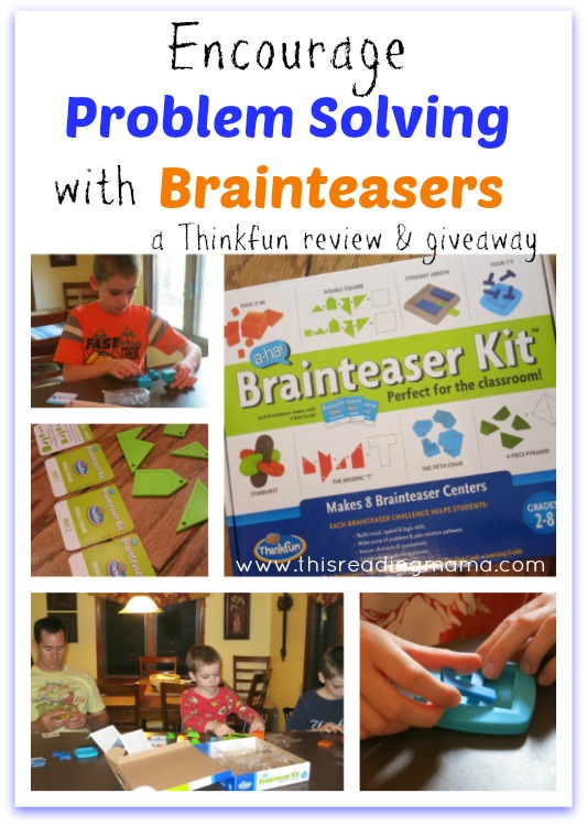 Enourage Problem Solving with Brainteasers | This Reading Mama
