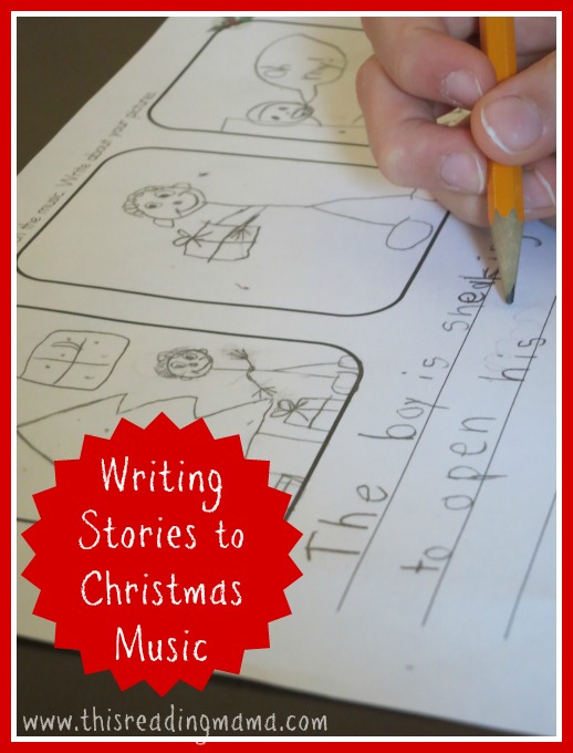 Writing Stories to Christmas Music {free printable included} | This Reading Mama