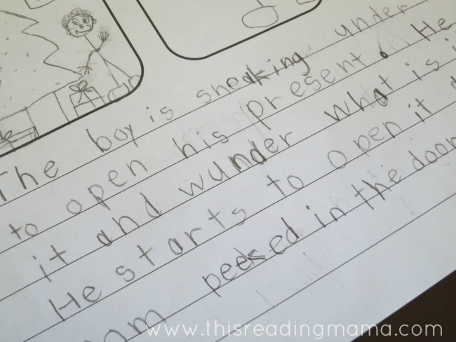 writing sentences to match your pictures | This Reading Mama