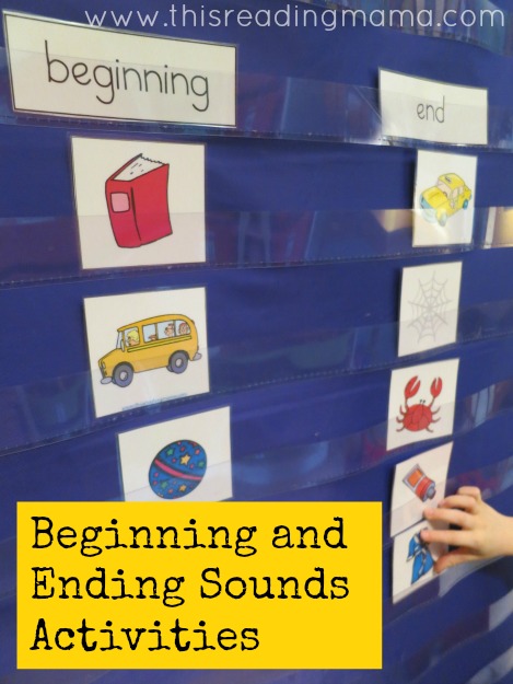 Beginning and Ending Sounds Listening Activity {with free printable pack} | This Reading Mama