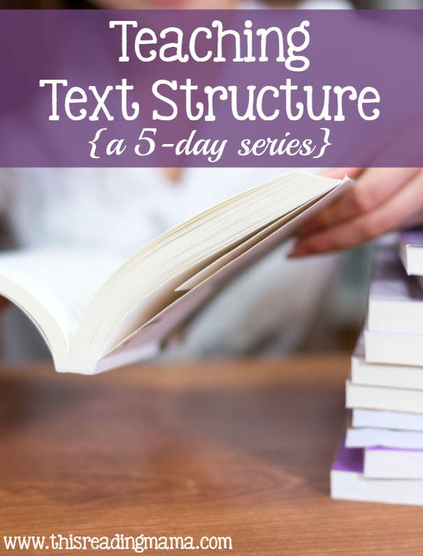 5 Days of Teaching Text Structure - This Reading Mama