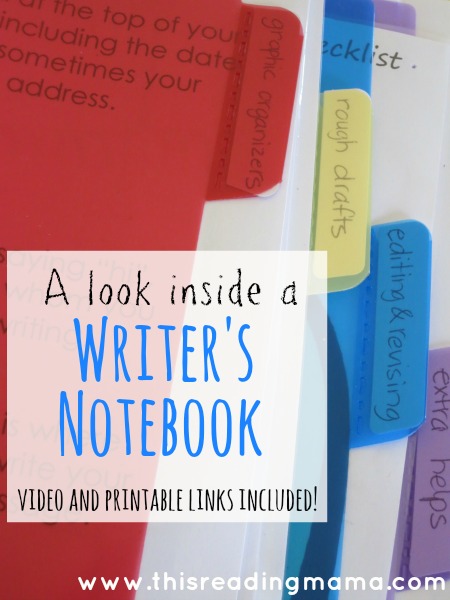 Inside a Writer's Notebook | This Reading Mama