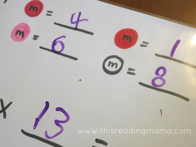 m & m multiplication key | This Reading Mama