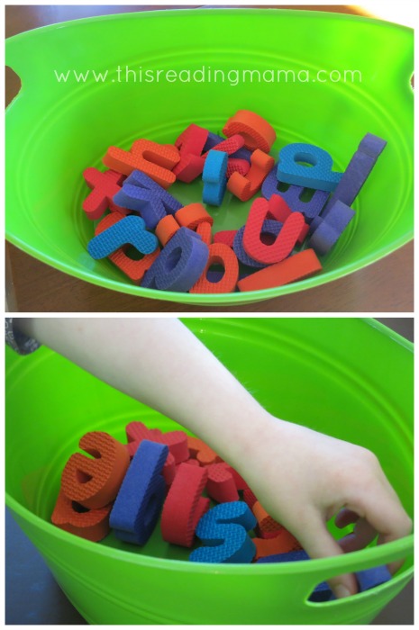 Use the pieces from abc puzzles to assess letter knowledge