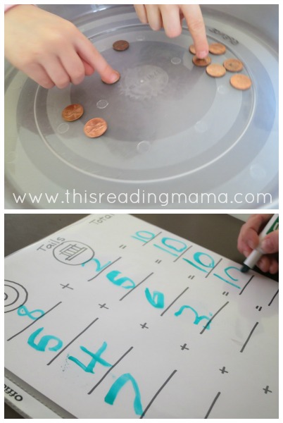 adding to 10 with pennies | This Reading Mama