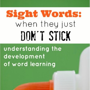 When Sight Words Don't Stick