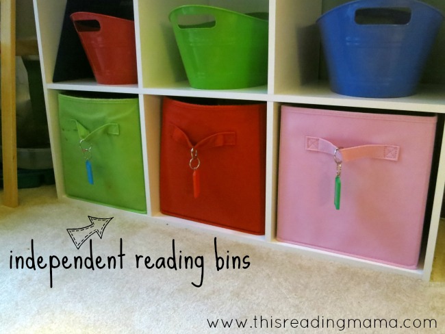 independent reading bins