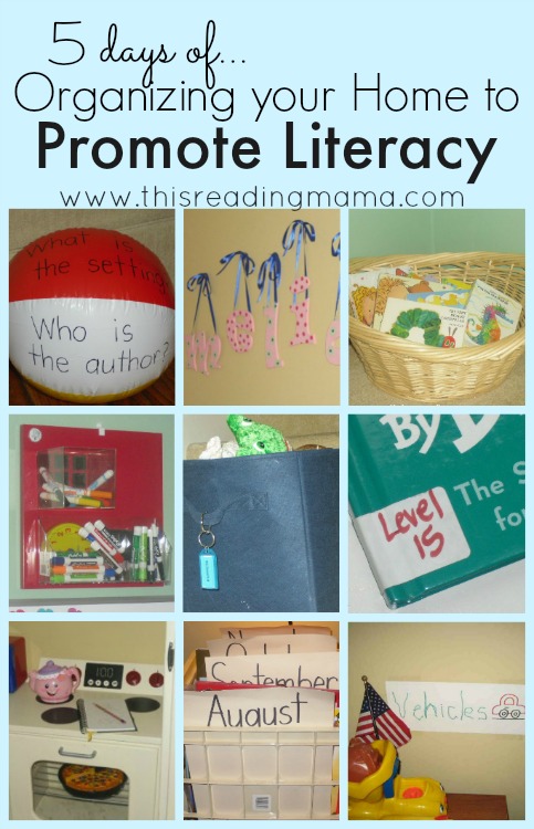 5 Days of Organizing Your Home to Promote Literacy | This Reading Mama